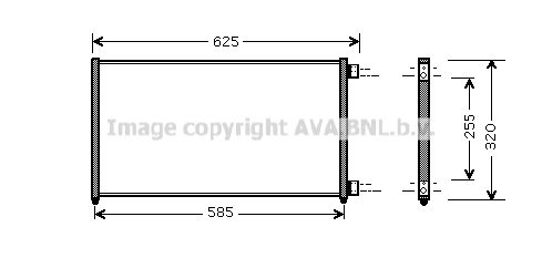 AVA QUALITY COOLING Lauhdutin, ilmastointilaite FT5256